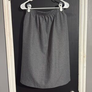 Alfred Dunner Vintage Retro Houndstooth A-Line  Skirt Size: 12 Length: 25”